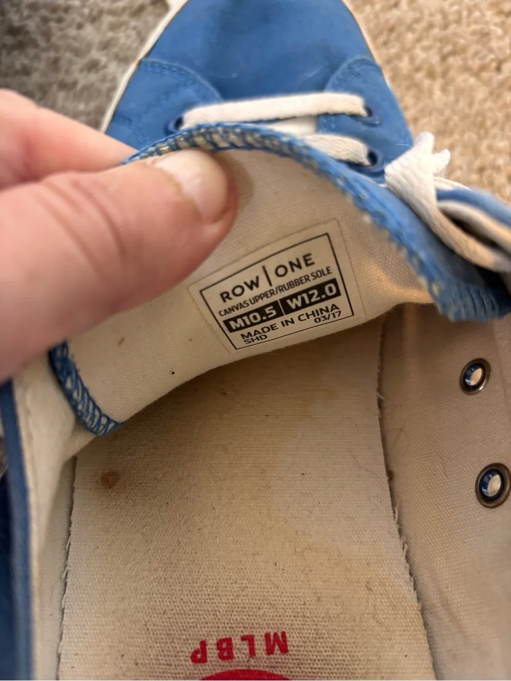 Men's Cubs Canvas Sneakers